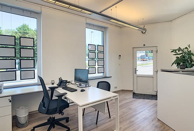 Espace d'accueil de l'agence de Braine-l'Alleud