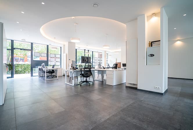 Espace d'accueil de l'agence de Nivelles